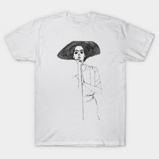 Portrait of a Woman by Egon Schiele T-Shirt